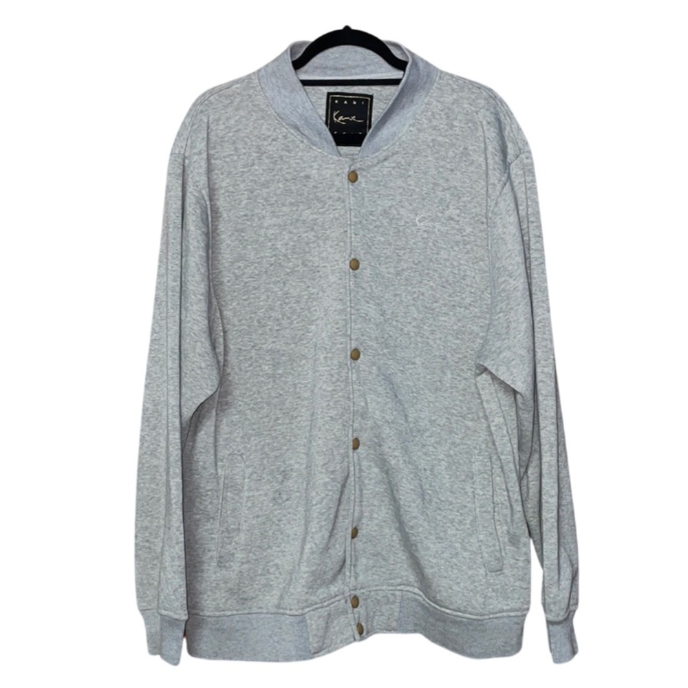 Kani Gold Mens Sweater With Pockets - Gray - Size XL